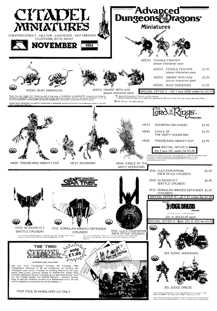 November 1985 Flyer November 1985 Flyer