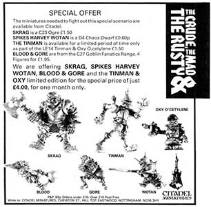 White Dwarf 82 Ad