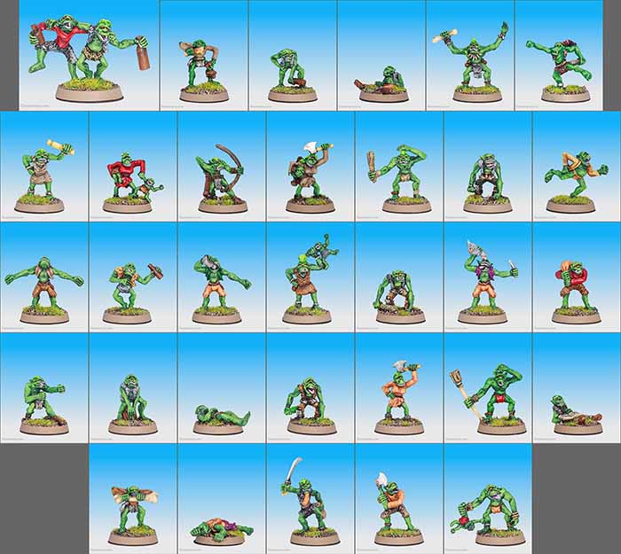 Painted Orc Villagers