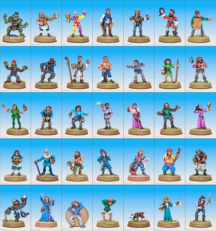 Painted March 1988 C46 Townsfolk