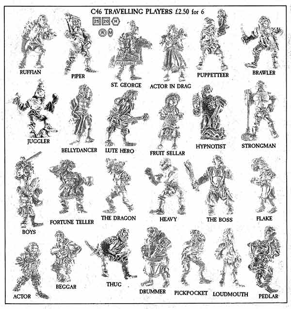 C46 Travelling Players - October 1987 Flyer