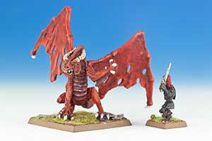  DRAG4 Great Fire Dragon & Knightly Hero