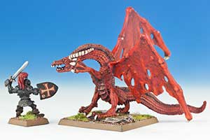  DRAG4 Great Fire Dragon & Knightly Hero