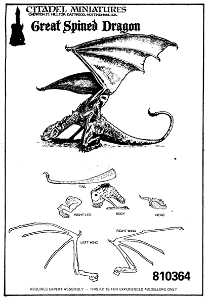 NB1 Great Spined Dragon - Instructions