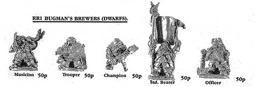 RR1 Bugman's Dwarf Rangers - Spring 1987 Flyer