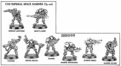 C100 Space Marines - RT1 Flyer (Feb 88)