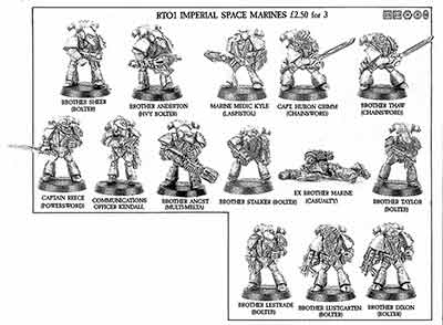 RTO1 Space Marines - RT1 Flyer (Feb 88)