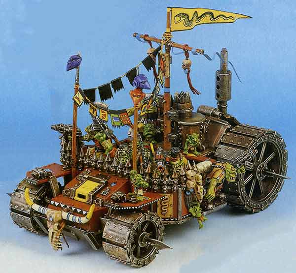 RTB14 Space Ork Battlewagon - Box Back Enlarged