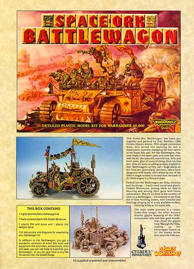 RTB14 Space Ork Battlewagon - WD129 (Sep 90)